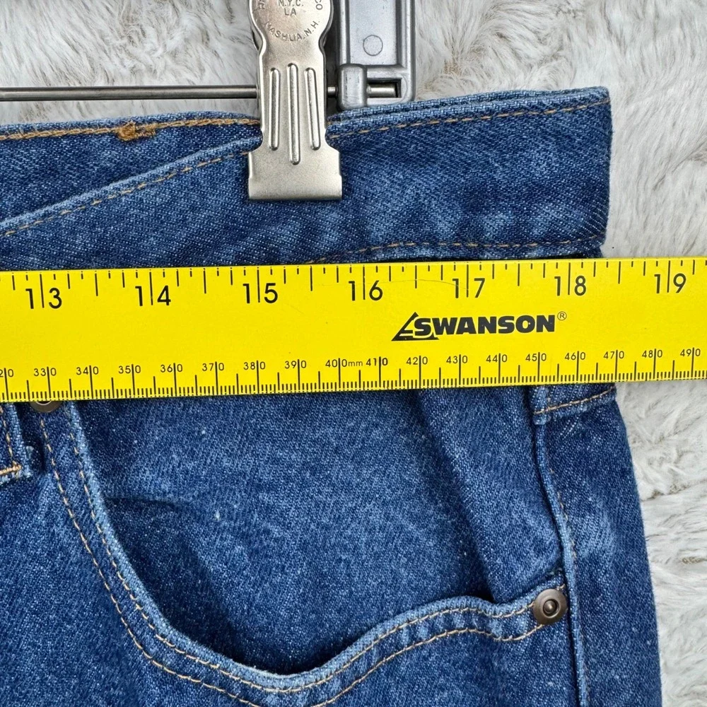 LL Bean Jeans 37x28‎ Mens Classic Fit Blue Denim Straight Leg 100%Cotton